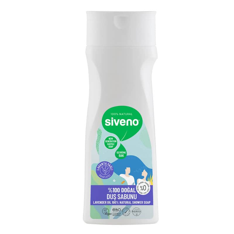 Siveno Natural Shower Soap With Lavender Oil 300 ml - 1