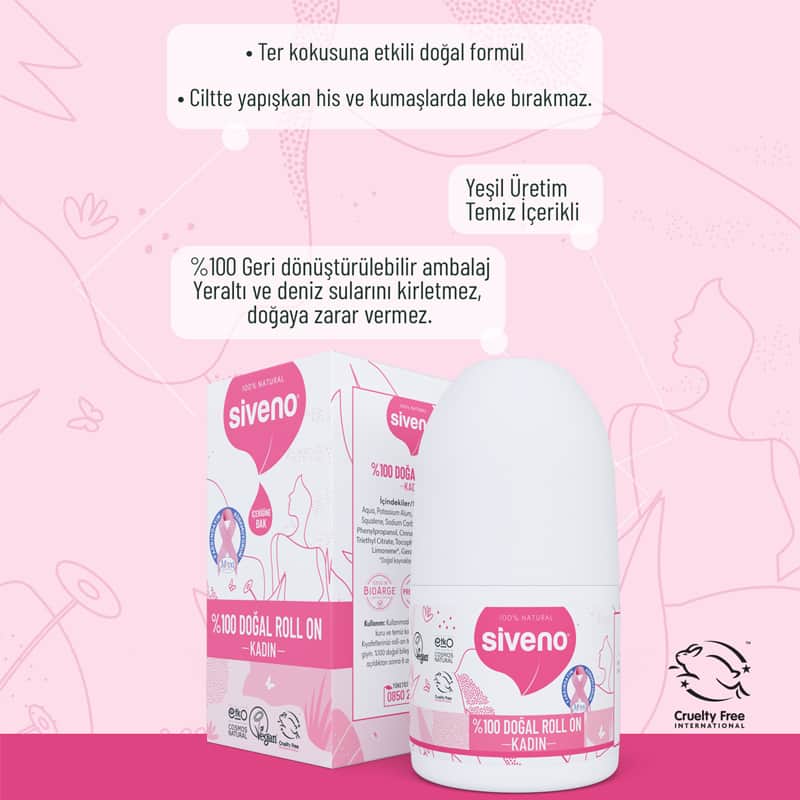 Siveno Natural Women Roll-on 50 ml - 3