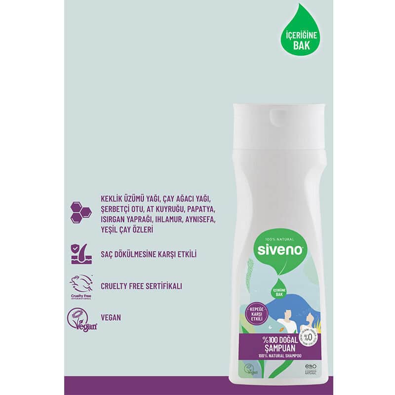 Siveno Natural Anti-dandruff Shampoo 300 ml - 4