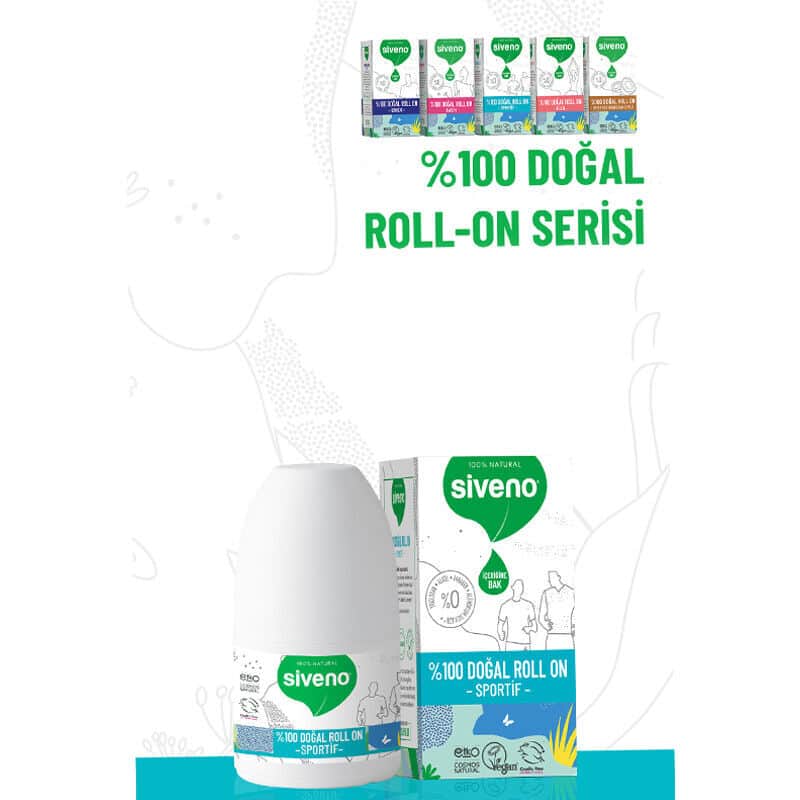 Siveno Natural Sportive Roll-on 50 ml - 3