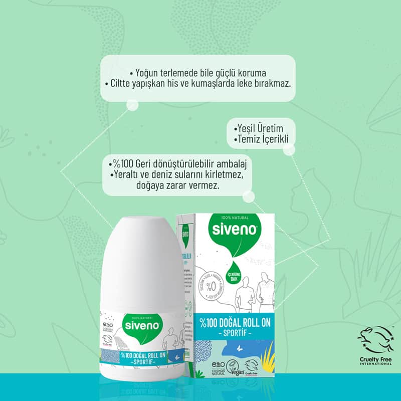 Siveno Natural Sportive Roll-on 50 ml - 4