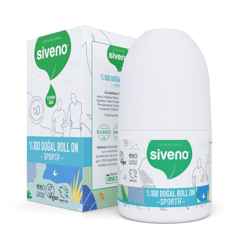 Siveno Natural Sportive Roll-on 50 ml - 1