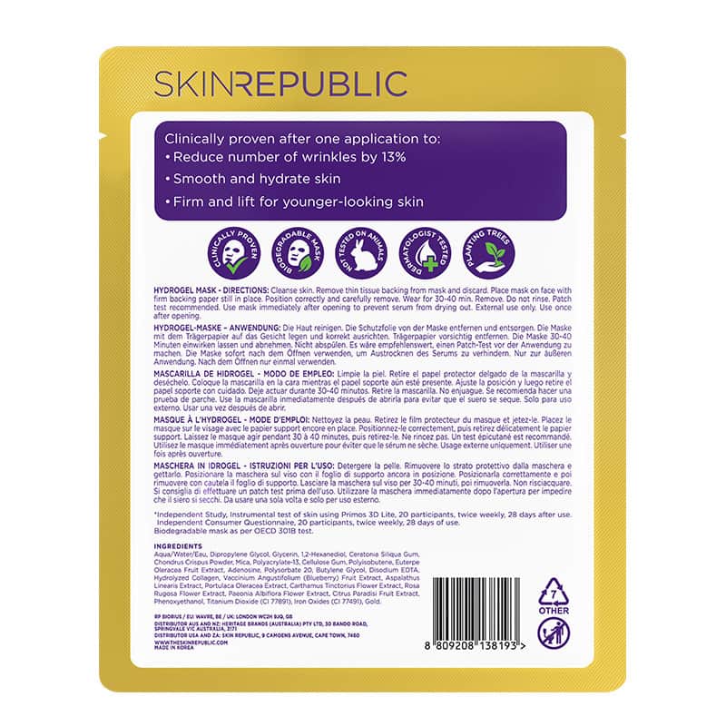 Skin Republic Gold Hydrogel Face Mask Sheet 25 gr - 2