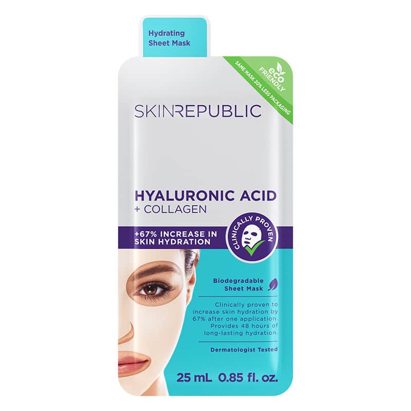 Skin Republic Hyaluronic Acid Collagen Face Mask 25 ml - 1