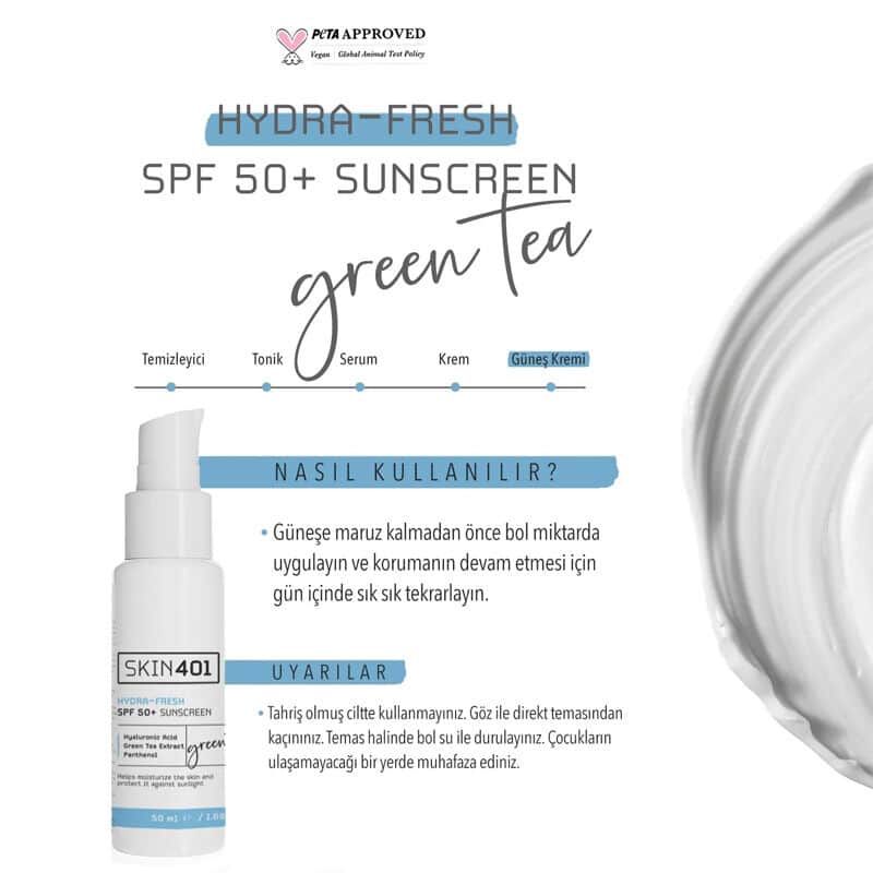 Skin401 spf 50 hydra Fresh Moisturizing Refreshing Sun Cream 50 ml - 3