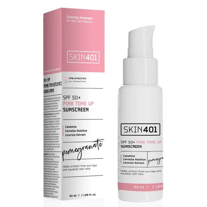 Skin401 spf 50 pink Tone Up Pink Tone Equalizing Sunscreen 50 ml - 2