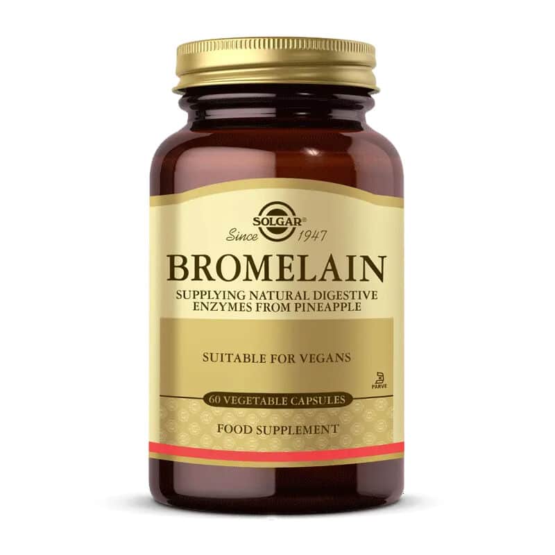 Solgar Bromelain 60 Capsules - Digestive Support & Anti-Inflammatory - 1