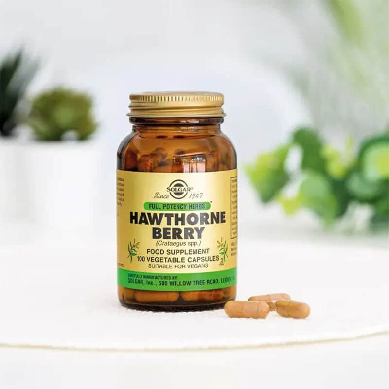 Solgar Hawthorne Berry Capsules - Heart Health Support, 100 ct - 3