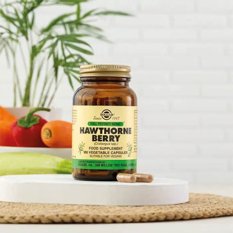 Solgar Hawthorne Berry Capsules - Heart Health Support, 100 ct - 2