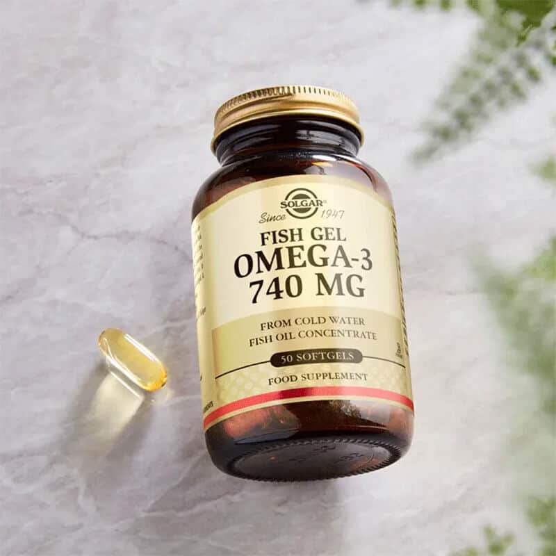 Solgar Omega-3 740mg Fish Oil Capsules - 50 Softgels - 2