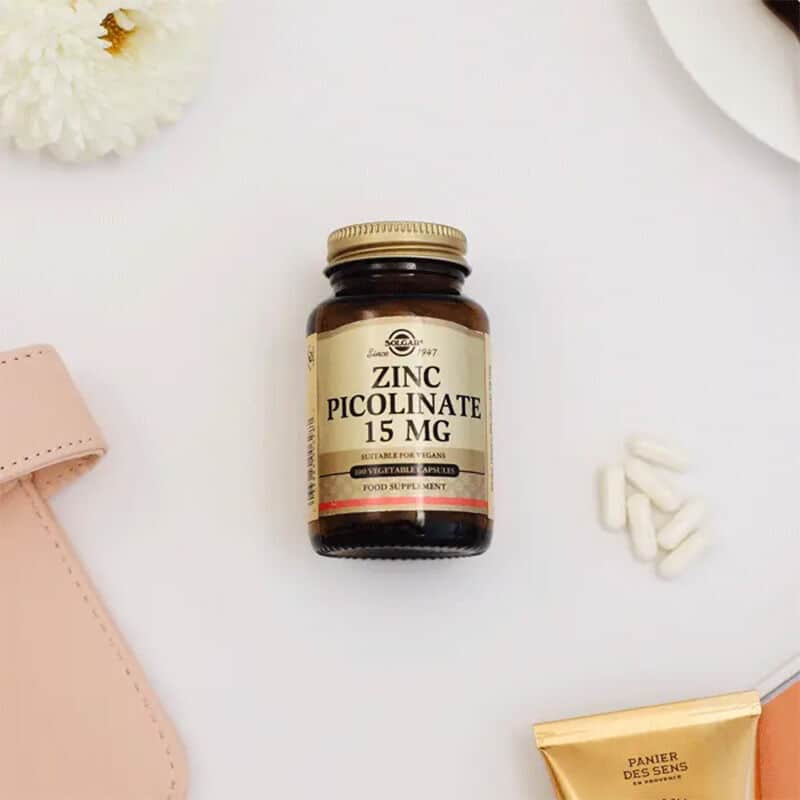 Solgar Zinc Picolinate 15 mg - 100 Veggie Capsules for Immune Support - 3