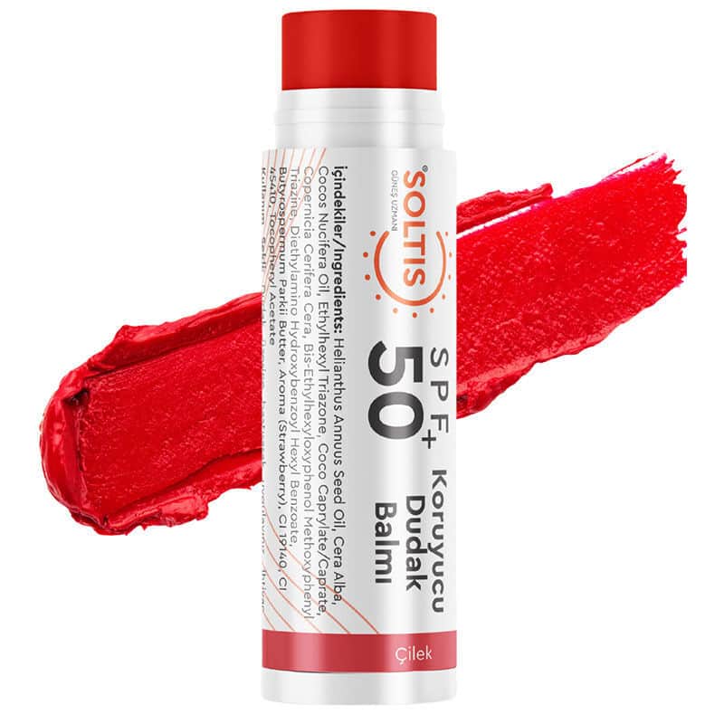 Soltis Tinted Lip Moisturizer Spf50+ 5 ml - Strawberry - 2