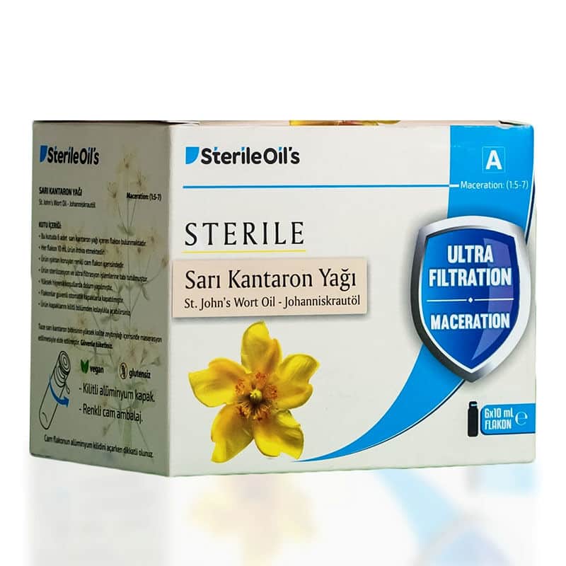 Sterile Oils St. John's Wort Oil - 6 x 10 ml, Natural Relief - 1