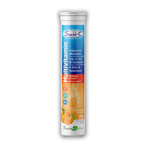 Suda Vitamin In Suda MultiSuda Vitamin Orange 20 effervescent Tablets