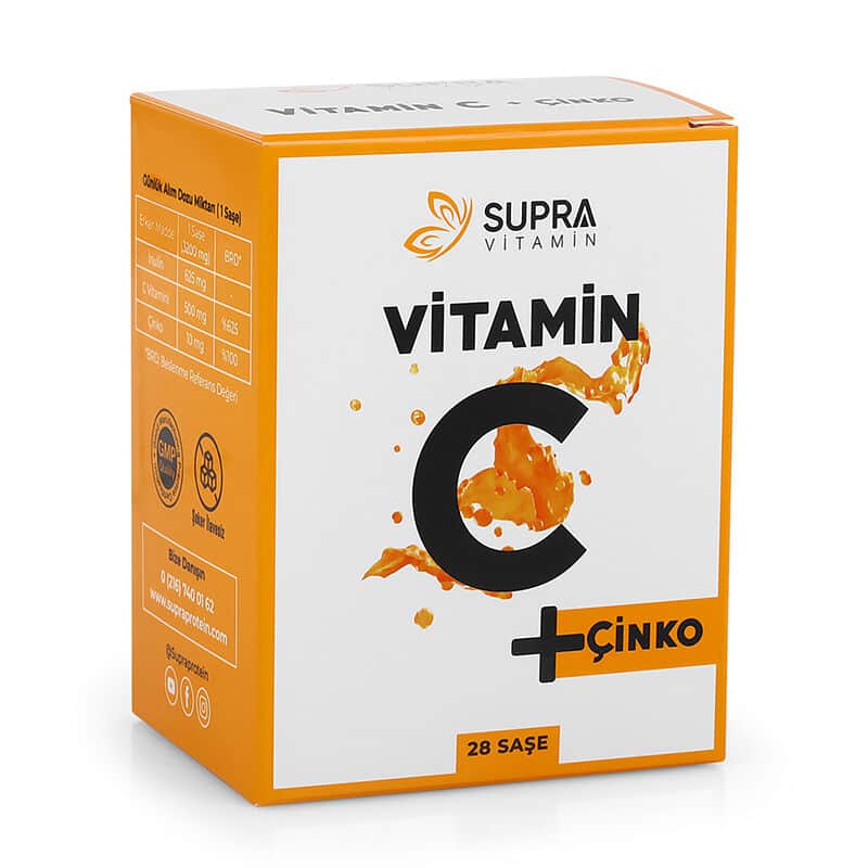 Supra Suda Vitamin Protein Suda Vitamin C + Zinc Supplementary Food 28 sachets - 1