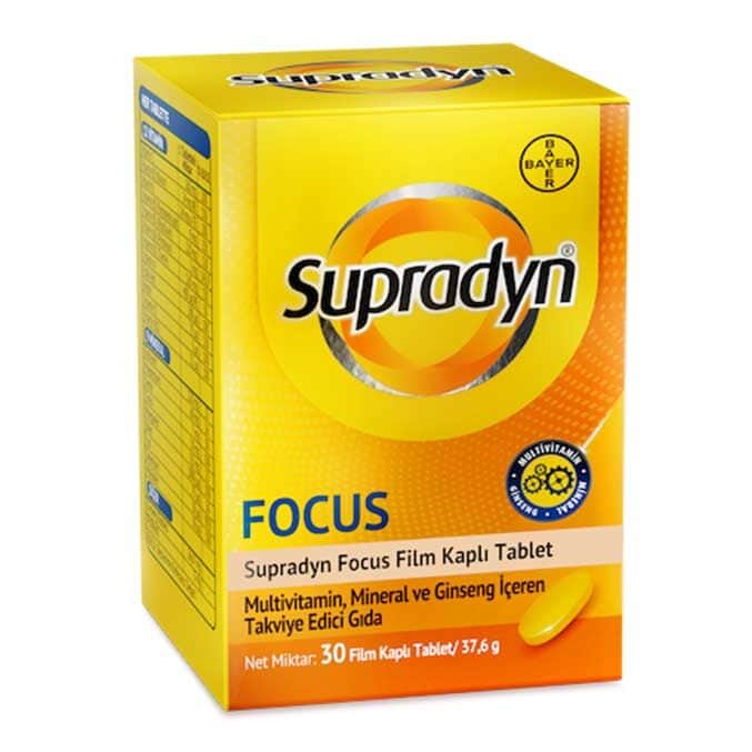 Supradyn Energy Focus 30 film Coated Tablet - 1