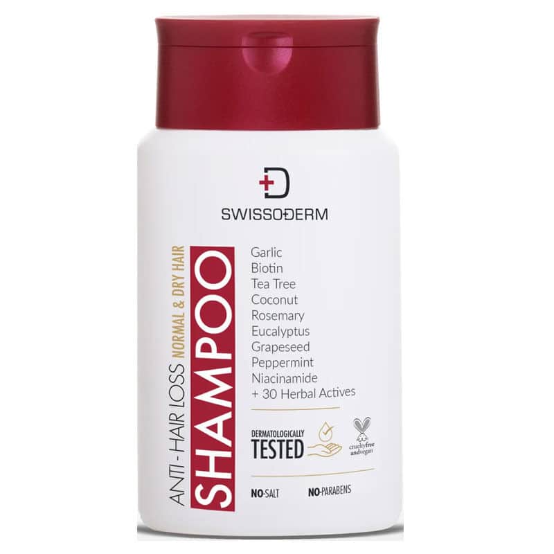 Swissoderm Anti Hair Loss Shampoo 300 ml - Normal Dry Hair Type - 1