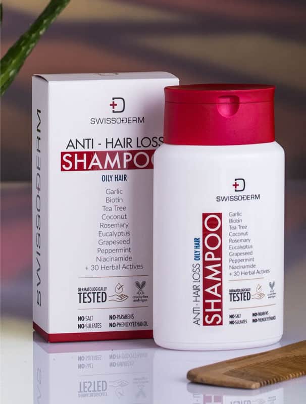 Swissoderm Anti Hair Loss Shampoo 300 ml - Oily Hair Type - 4