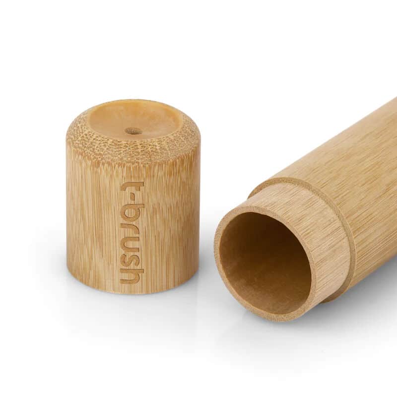 T-brush Bamboo Toothbrush Container - 2