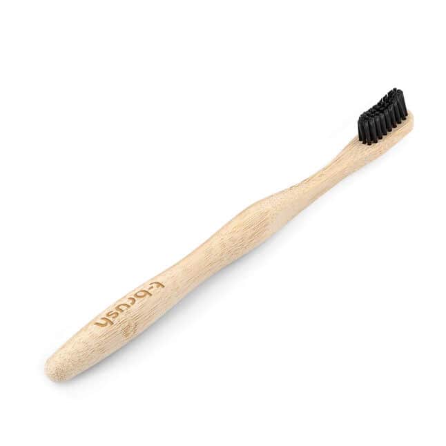 T-brush Bamboo Dental Soft Brush Medium Hard Dark Gray - 2