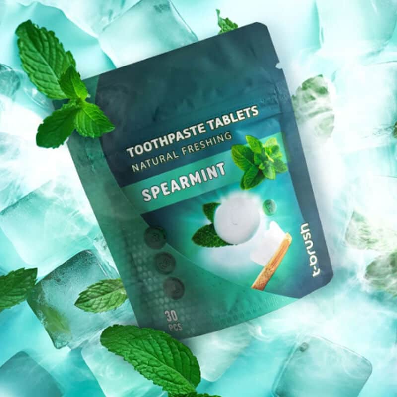 T-brush - Mint Flavored Toothpaste Tablet - 30 tablets - 3