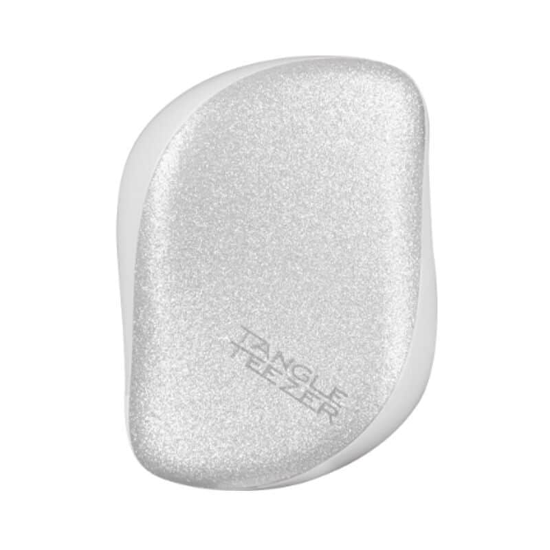 Tangle Teezer Compact Styler Silver Glitter Hair Brush - 3