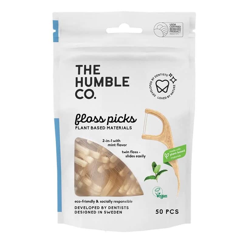 The Humble Co Mint Flavor Dental Floss 50 pcs - 1