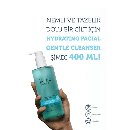 The Purest Solutions Hyaluronic Acid Facial Cleansing Gel For Dry And Combination Skin 400 ml - 2