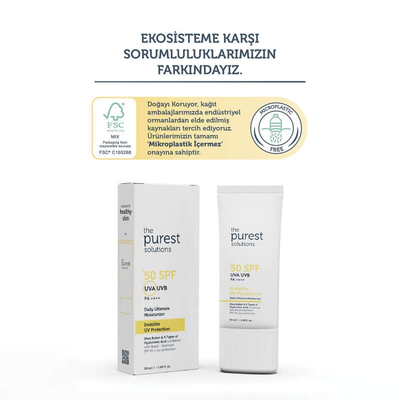 The Purest Solutions Spf50+ Invisible Uv Protectin Cream 50 ml - 4
