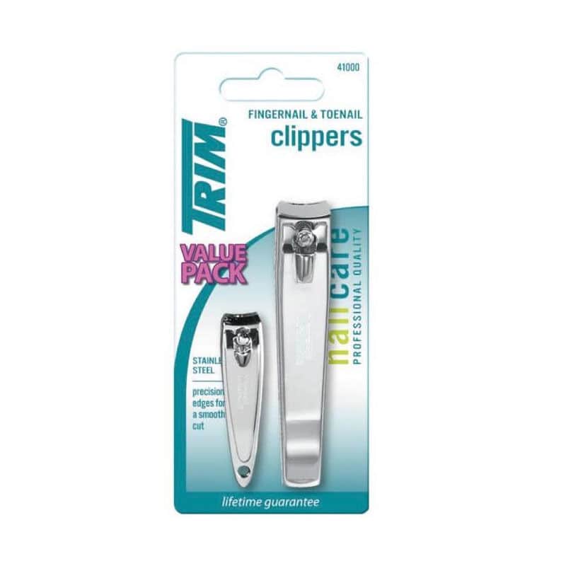 Trim Nail Clipper Set for Hands & Feet - Double Pack 41000 - 1