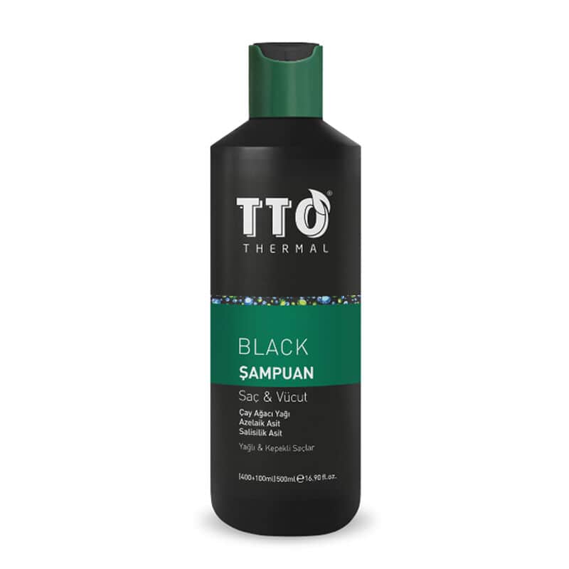Tto Black Hair And Body Shampoo 400+100 ml - 1