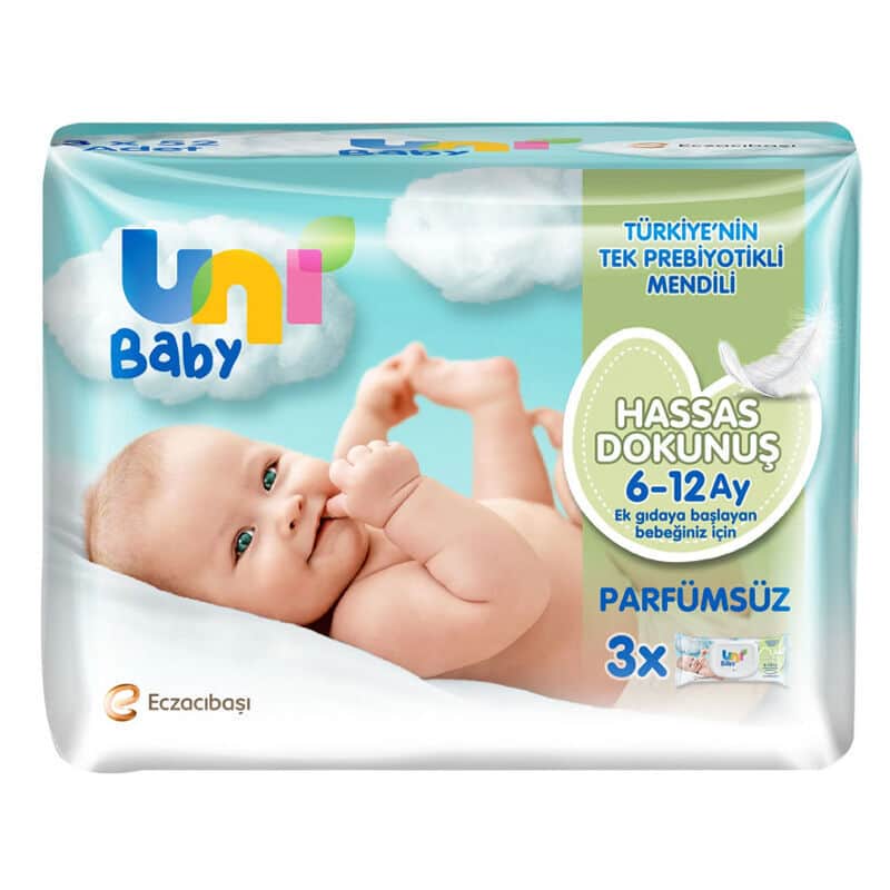 Uni Baby Sensitive Touch Wet Wipes 3 x52 pcs - 1