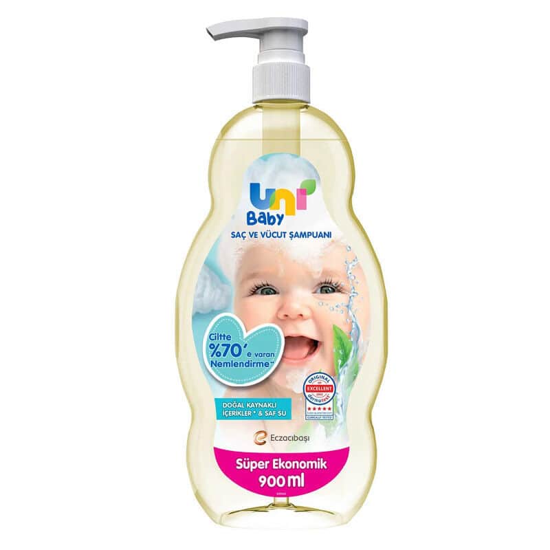 Uni Baby Hair And Body Shampoo 900 ml - 1