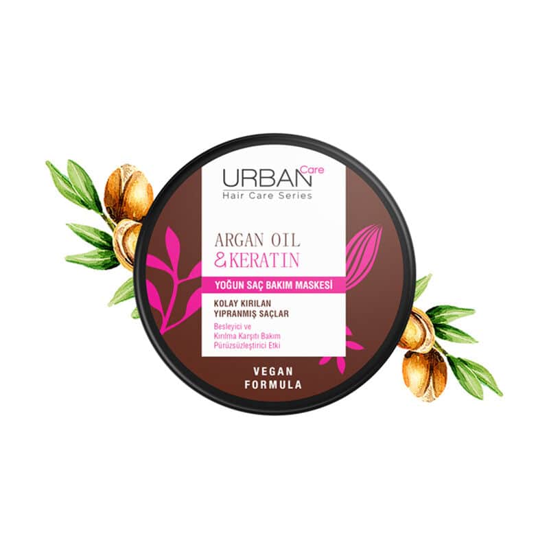 Urban Care Argan Oil Keratin Intensive Hair Care Mask 230 ml - 2