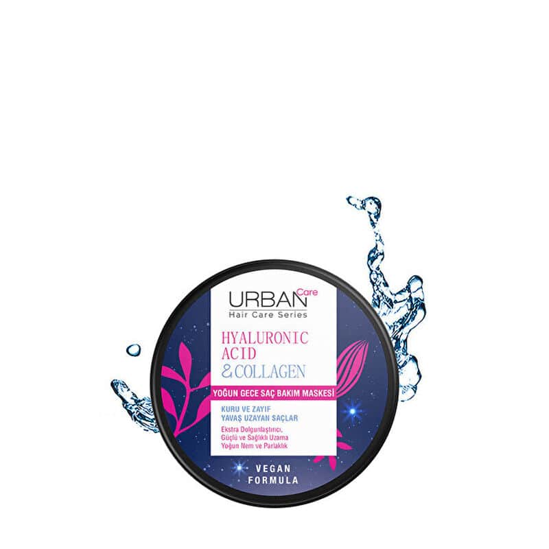 Urban Care Hyaluronic Acid - Collagen Intensive Night Hair Care Mask 230 ml - 4