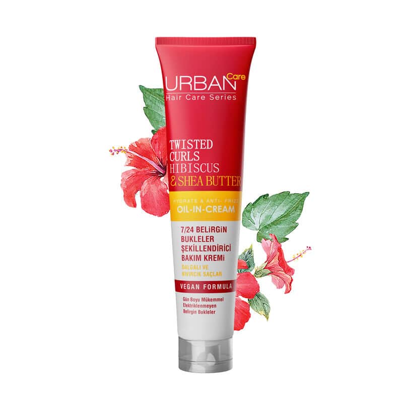 Urban Care Twisted Curls Hibiscus & Shea Butter Leave-in Hair Care Cream 24/7 175 ml - 3