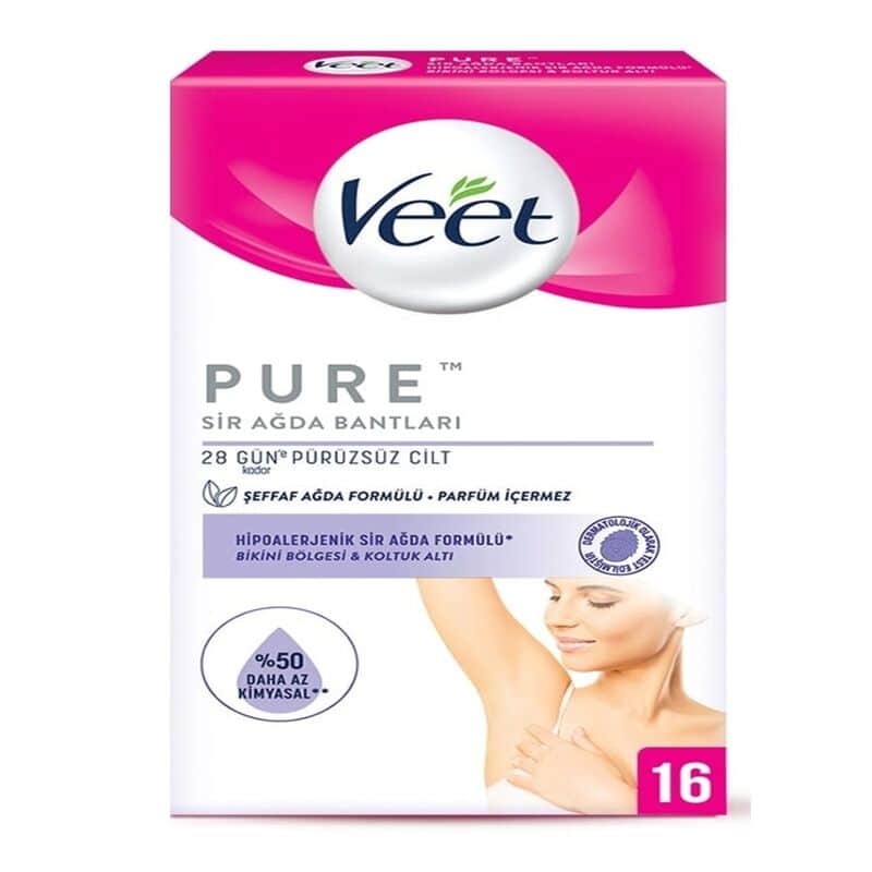 Veet Bikini Area And Underarm 16 pcs Wax Strips - 1
