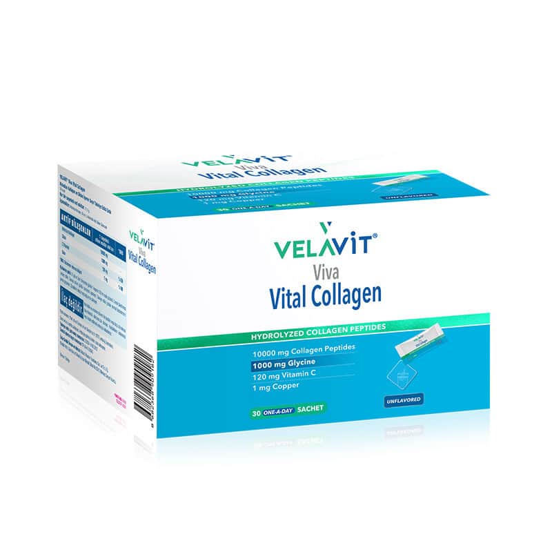 Velavit Viva Vital Collagen Powder Food Supplement 30 sachets - 1
