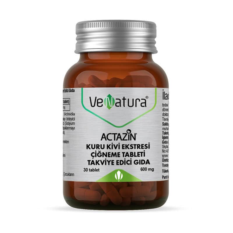 Venatura Actazin Dry Kiwi Extract Chewable Tablet Food Supplement 30 tablets - 1