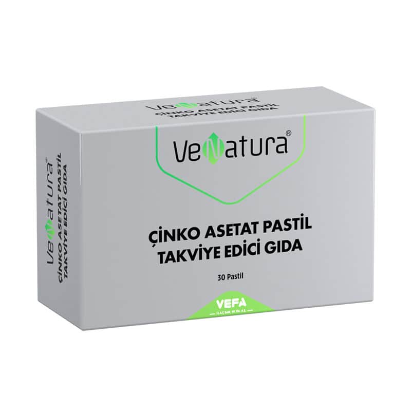 Venatura Zinc Acetate Lozenges Food Supplement 30 lozenges - 1