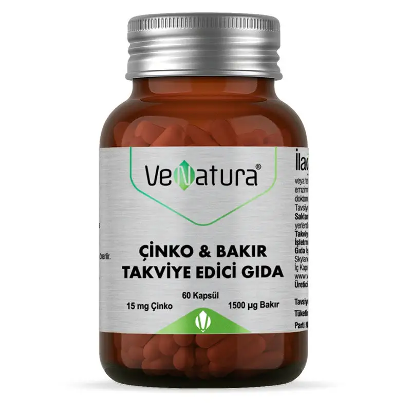 Venatura Zinc - Food Copper Supplement 60 capsules - 1