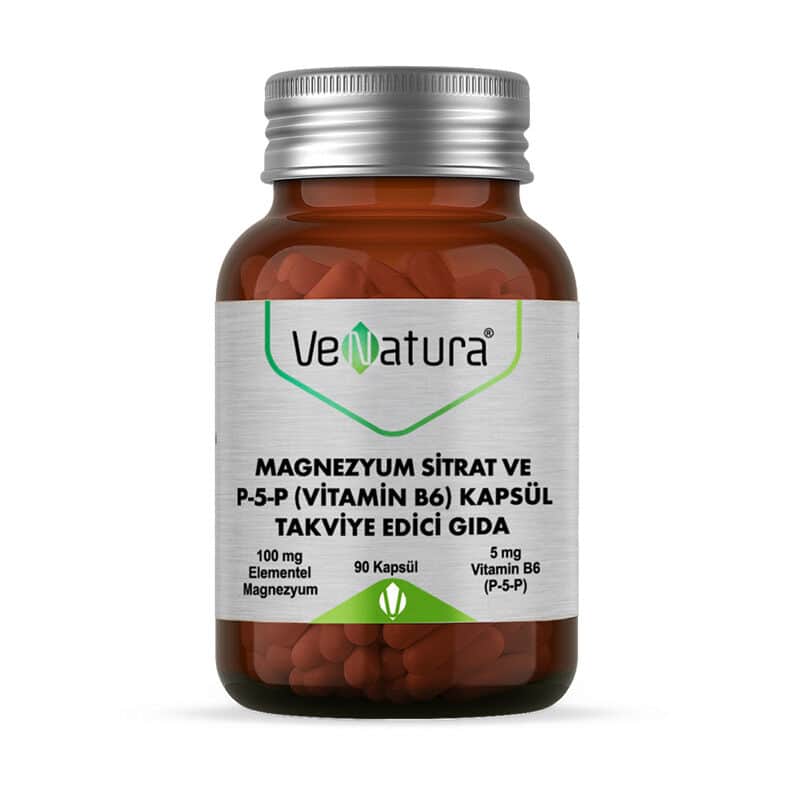 Venatura Magnesium Citrate And P5 p (vitamin B6) 90 capsules - 1
