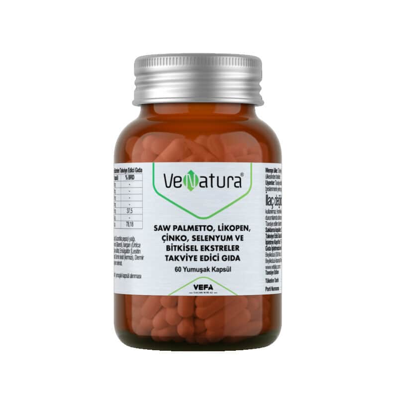 Venatura Saw Palmetto, Lycopene, Zinc, Selenium 60 softgels - 1