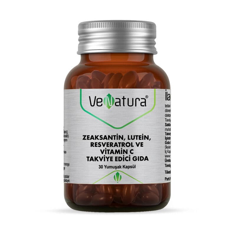 Venatura Zeaxanthin Lutein Resveratrol And Vitamin C Food Supplement 30 softgels