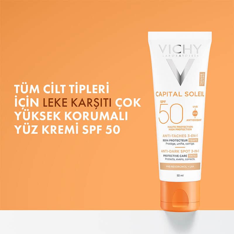 Vichy Capital Soleil Spf 50+ Anti Dark Spots Anti-blemish Tinted Sunscreen 50 ml - 4