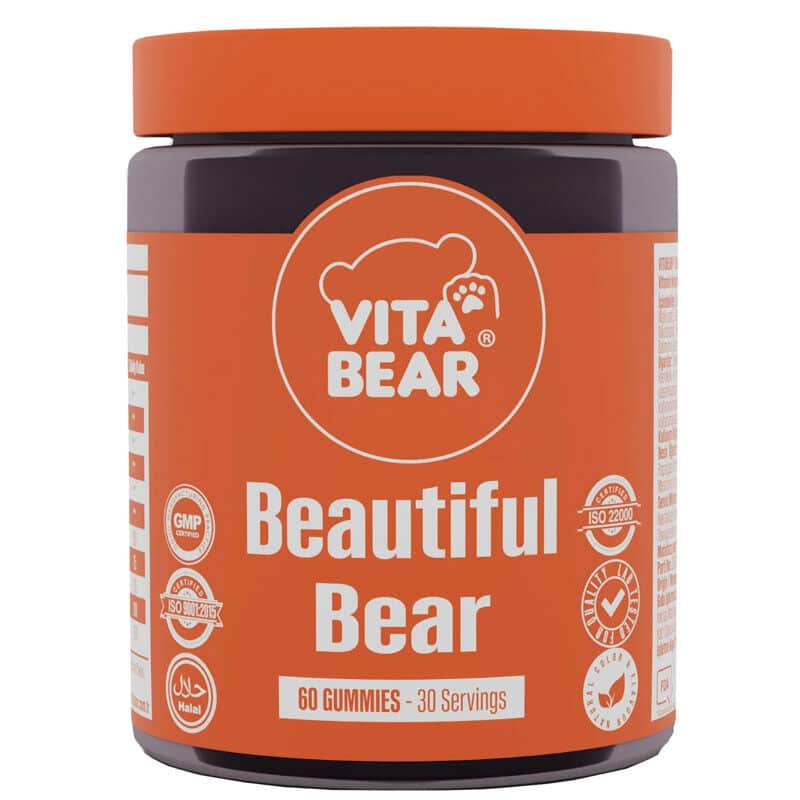 Vita Bear Beautiful Bear Food Supplement 60 gummy pcs - 1