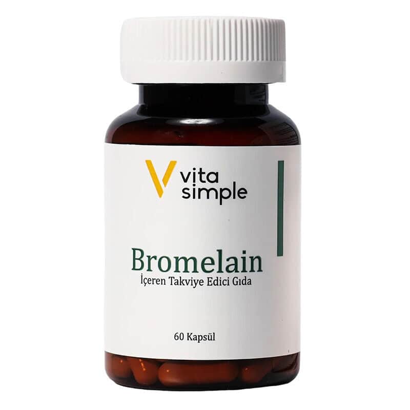 Vita Simple Bromelain Containing Supplementary Food 60 capsules - 2