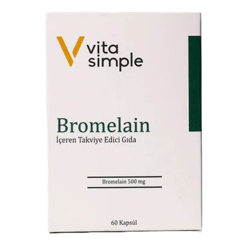 Vita Simple Bromelain Containing Supplementary Food 60 capsules - 3