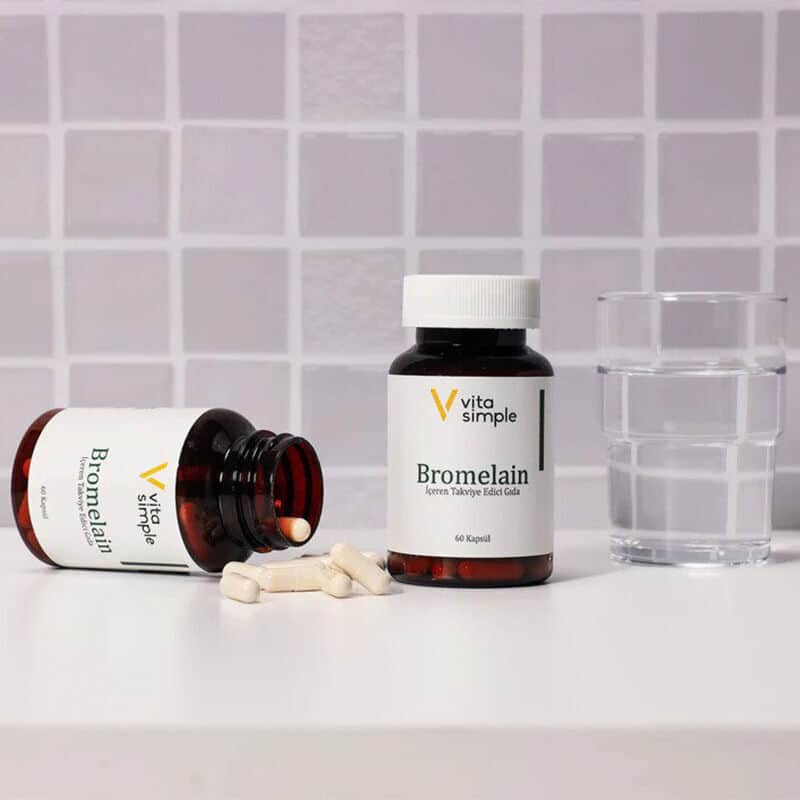 Vita Simple Bromelain Containing Supplementary Food 60 capsules - 4