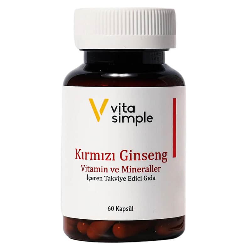 Vita Simple Red Ginseng Vitamin And Minerals Supplementary Food 60 capsules - 2